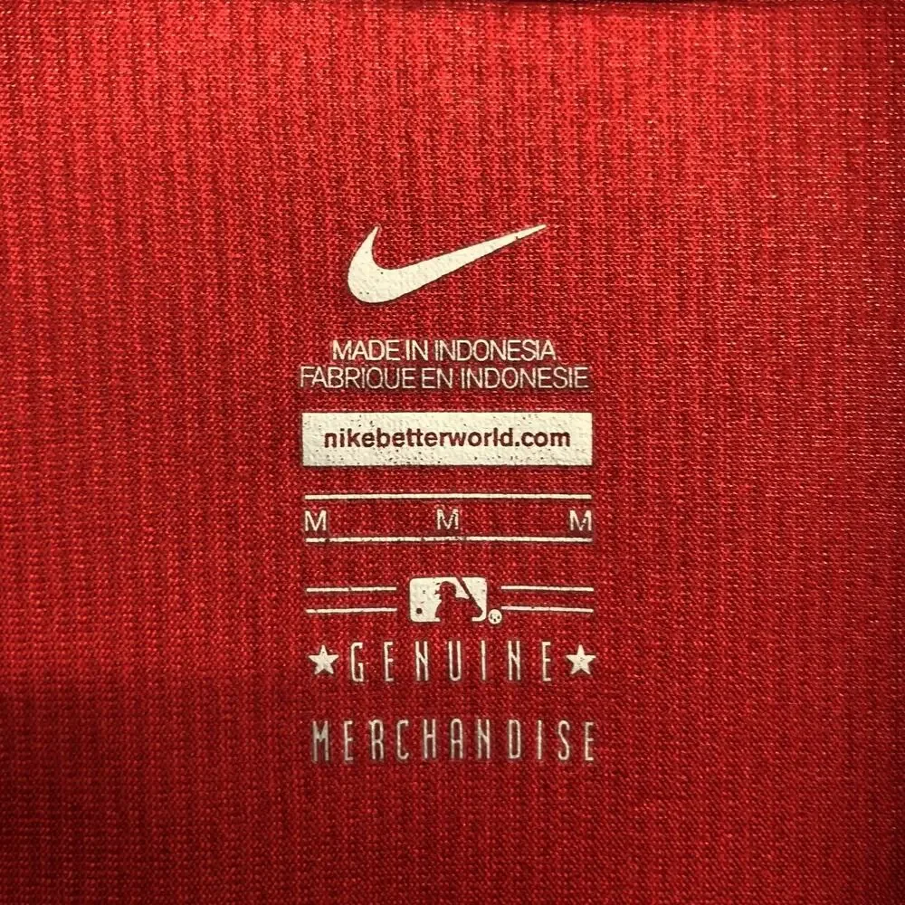 Nike Genuine Merchandise Cardinals V Neck Size Medium St Louis Baseball Tee